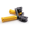 {Front}  Fits Aprilia Tuono 125 660 1000 V4R 40mm Adjustable POLE Foot Pegs - MC Motoparts