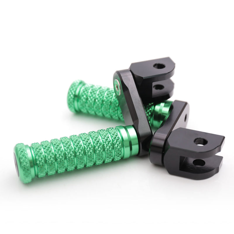 {Front}  Fits Moto Guzzi V9 V7 V100 40mm Adjustable POLE Foot Pegs - MC Motoparts