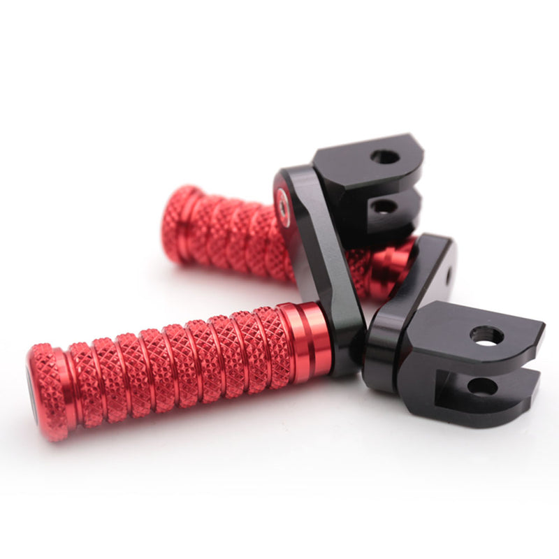 {Front}  Fits Moto Guzzi V9 V7 V100 40mm Adjustable POLE Foot Pegs - MC Motoparts