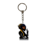 Official @lalaa.on.wheels Motorcycle Keychain - Premium Biker Girl Edition