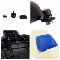 Harley Touring Pazoma LS Step Up 2-Up Gel Pad Seat for 2008-2025 Road Glide, Street Glide, and Road King motorcycles.
