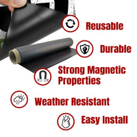 2pcs Number 89 Circle Racing Number Magnets, 8 inch-18 inch, White Background - MC Motoparts