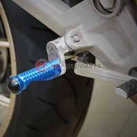 {Front}  Fits Kawasaki ZX-4RR 4R ZX-25R ZX-10R M-PRO 25mm Lowering Foot Pegs - MC Motoparts