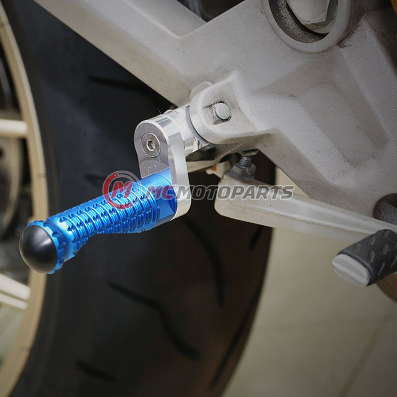 {Front}  Fits Kawasaki ZX-4RR 4R ZX-25R ZX-10R M-PRO 25mm Lowering Foot Pegs - MC Motoparts