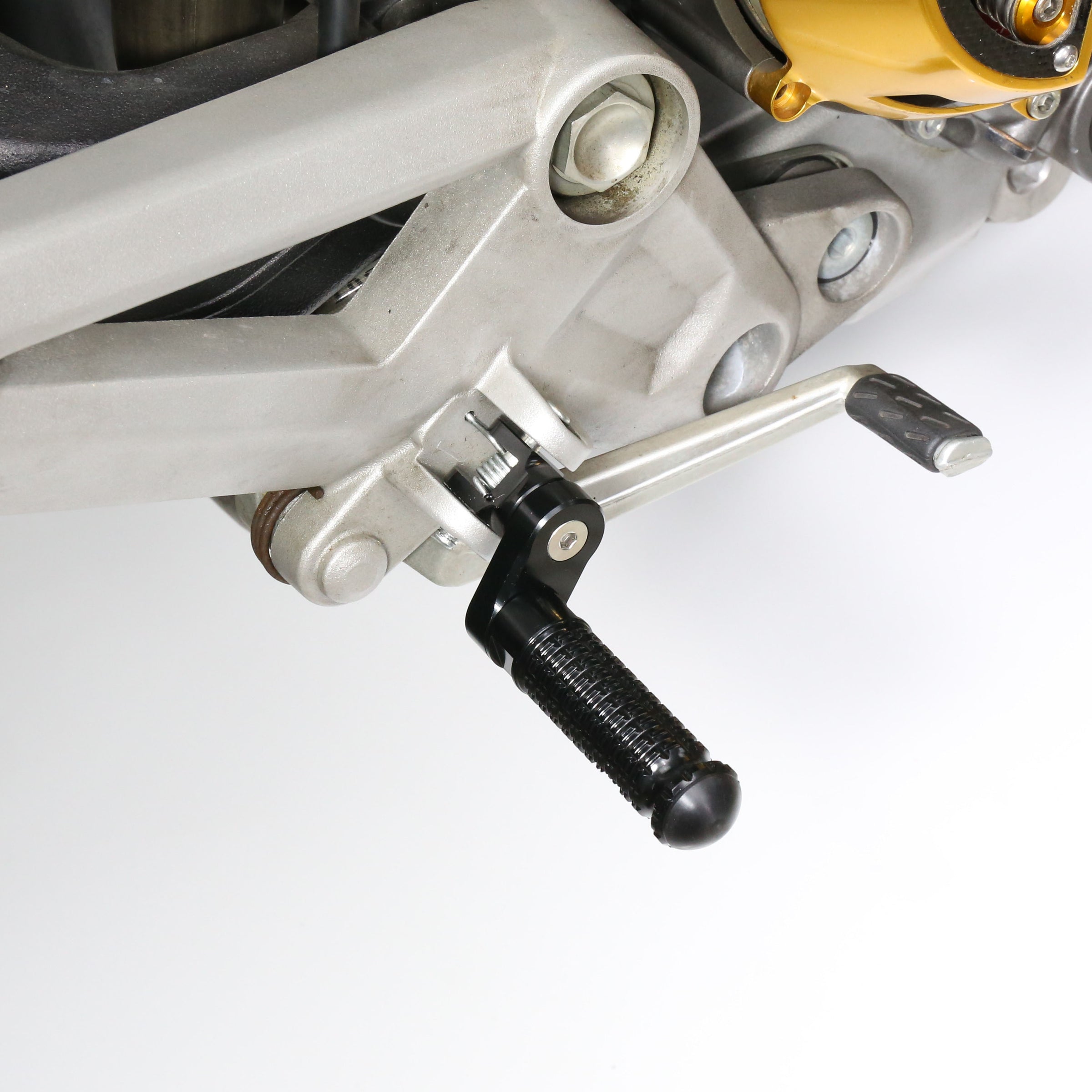 {Front}  Fits CF MOTO BLACK SHADOW 25mm Extension Foot Pegs
