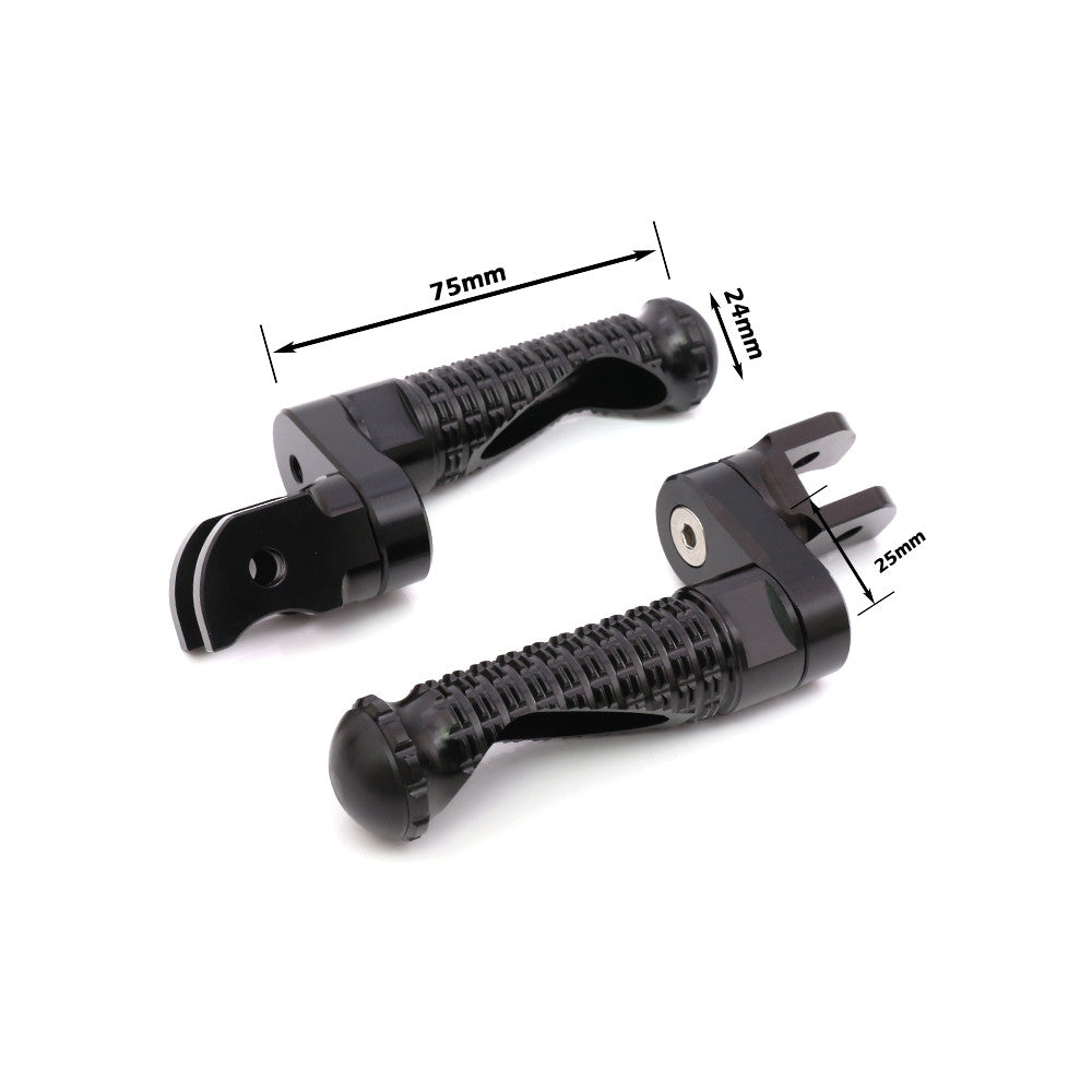 {Front}  Fits CF MOTO BLACK SHADOW 25mm Extension Foot Pegs