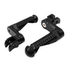 {Rear}  Fits Harley Davidson Fatboy Dyna BLACK SHADOW 40mm Lowering Foot Pegs - MC Motoparts