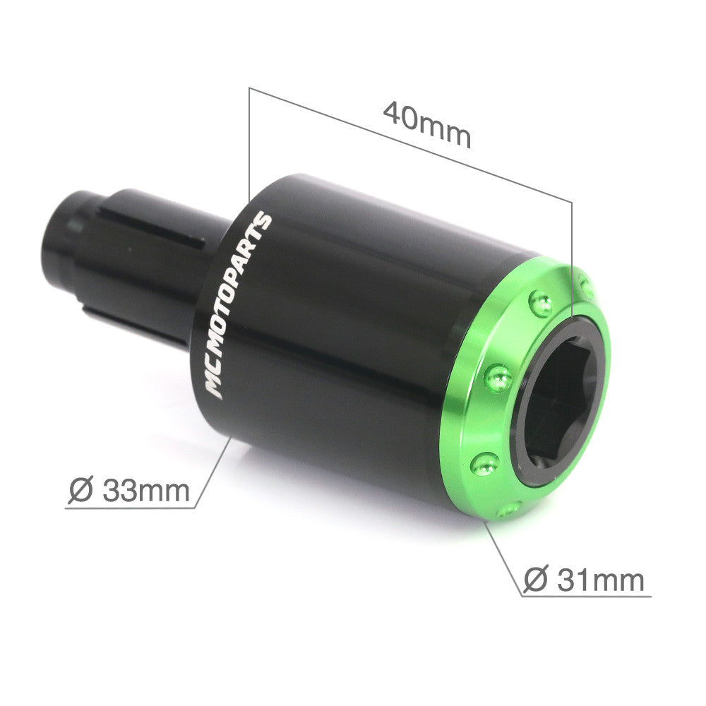 Fit Yamaha XSR 700 900 YZF-R125 XJR1300 ATOM CNC Bar Ends - MC Motoparts