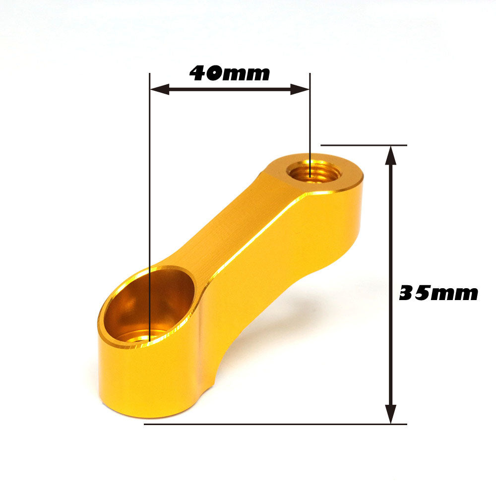 MC Motoparts CNC mirror extender and riser for Honda NC750X, CRF1000L Rebel rear view mirror upgrade