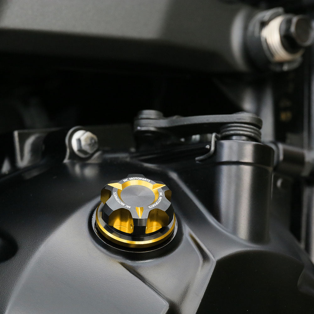 Fit Suzuki GSF1200 SV1000 SV650 AN 650 400 T-Axis CNC Oil Filler Cap - MC Motoparts