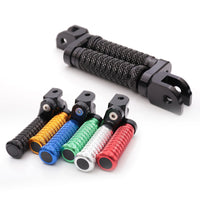 {Front}  Fits Aprilia Tuono 125 660 1000 V4R 25mm Adjustable POLE Foot Pegs - MC Motoparts