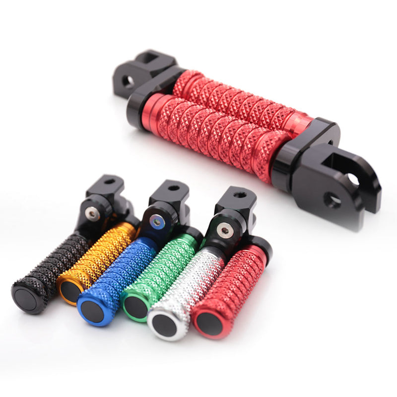 {Front}  Fits Yamaha XVS250 XVS400 Virago 250 25mm Extension POLE Foot Pegs - MC Motoparts