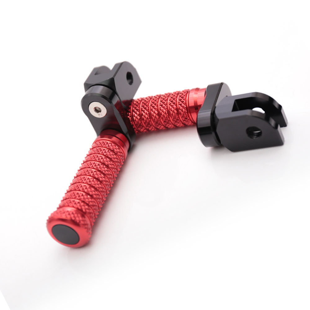 {Front}  Fits Aprilia Tuono 125 660 1000 V4R 25mm Adjustable POLE Foot Pegs - MC Motoparts