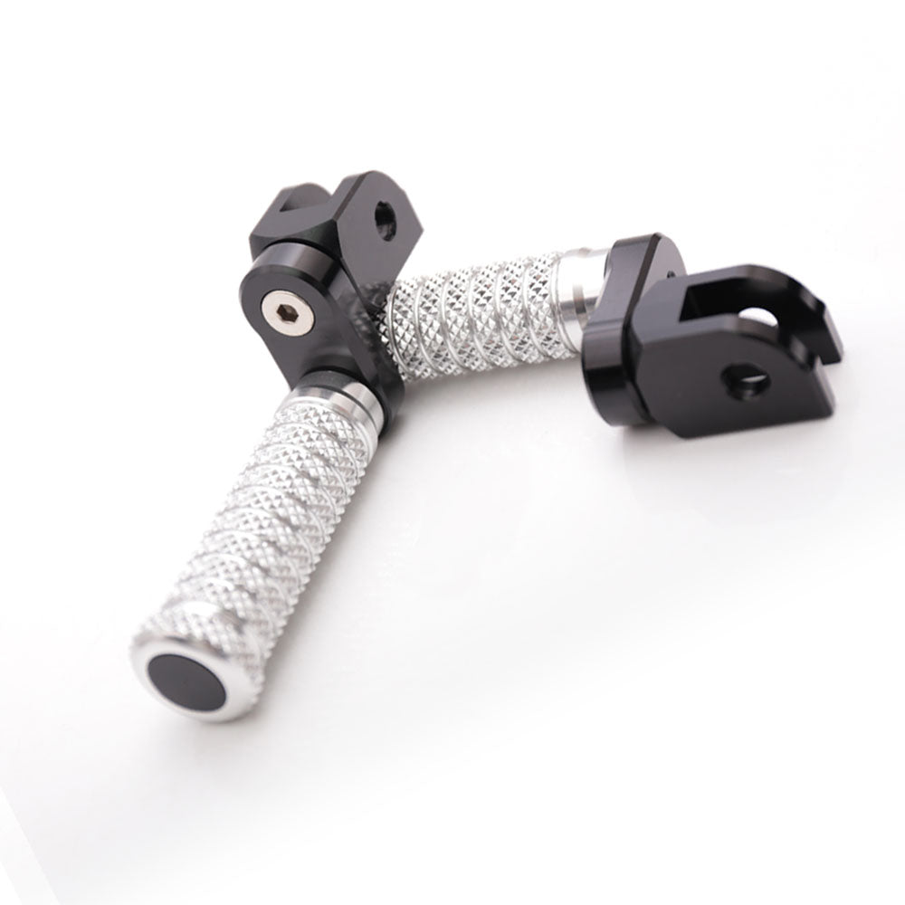 {Front}  Fits Aprilia Tuono 125 660 1000 V4R 25mm Adjustable POLE Foot Pegs - MC Motoparts