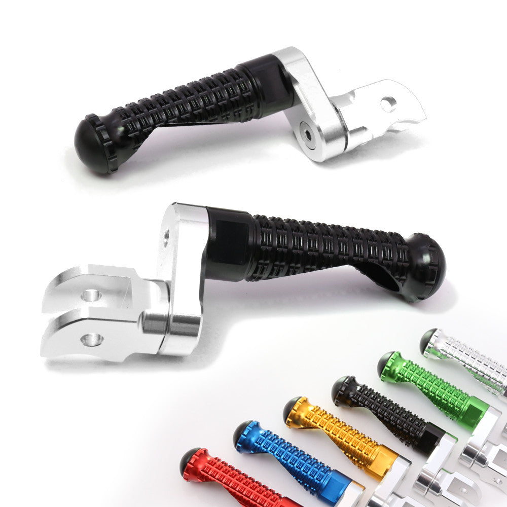 {Front}  Fits Triumph Trident 660 Scrambler 1200 M-PRO 25mm Adjustable Foot Pegs - MC Motoparts