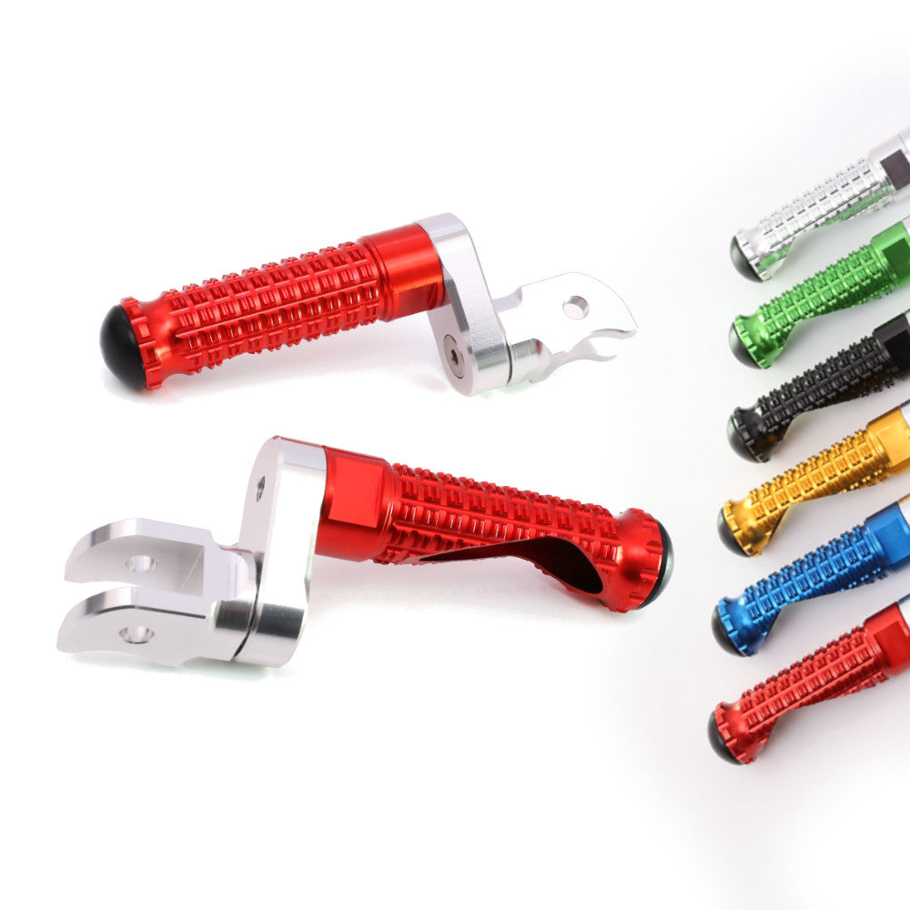 {Front}  Fits Moto Guzzi V9 V7 V100 M-PRO 25mm Adjustable Foot Pegs - MC Motoparts