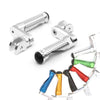 {Front}  Fits Triumph Trident 660 Scrambler 1200 M-PRO 40mm Adjustable Foot Pegs - MC Motoparts