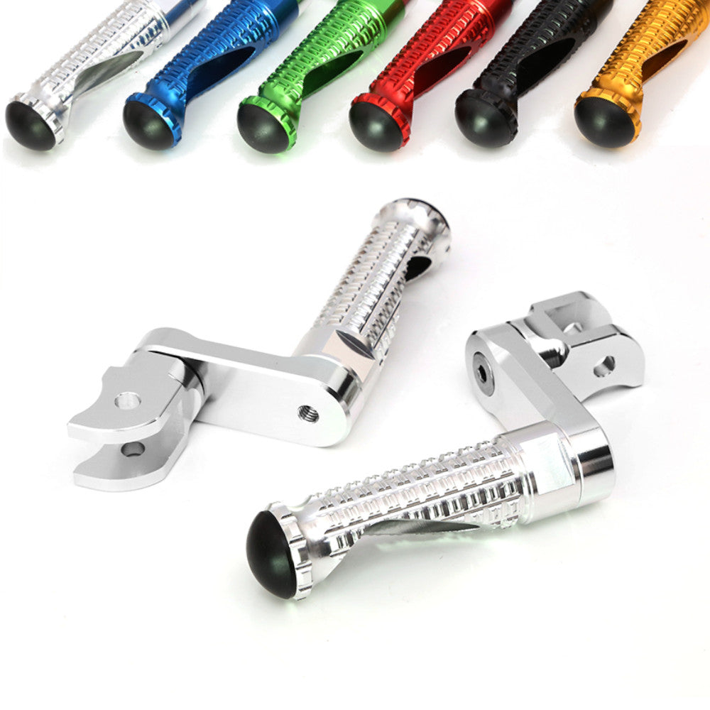 {Front}  Fits Yamaha XVS250 XVS400 Virago 250 M-PRO 40mm Multi-step Foot Pegs - MC Motoparts