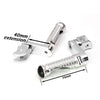 {Front}  Fits Aprilia Tuono 125 660 1000 V4R M-PRO 40mm Adjustable Foot Pegs - MC Motoparts