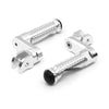 {Front}  Fits Moto Guzzi V9 V7 V100 M-PRO 40mm Adjustable Foot Pegs - MC Motoparts