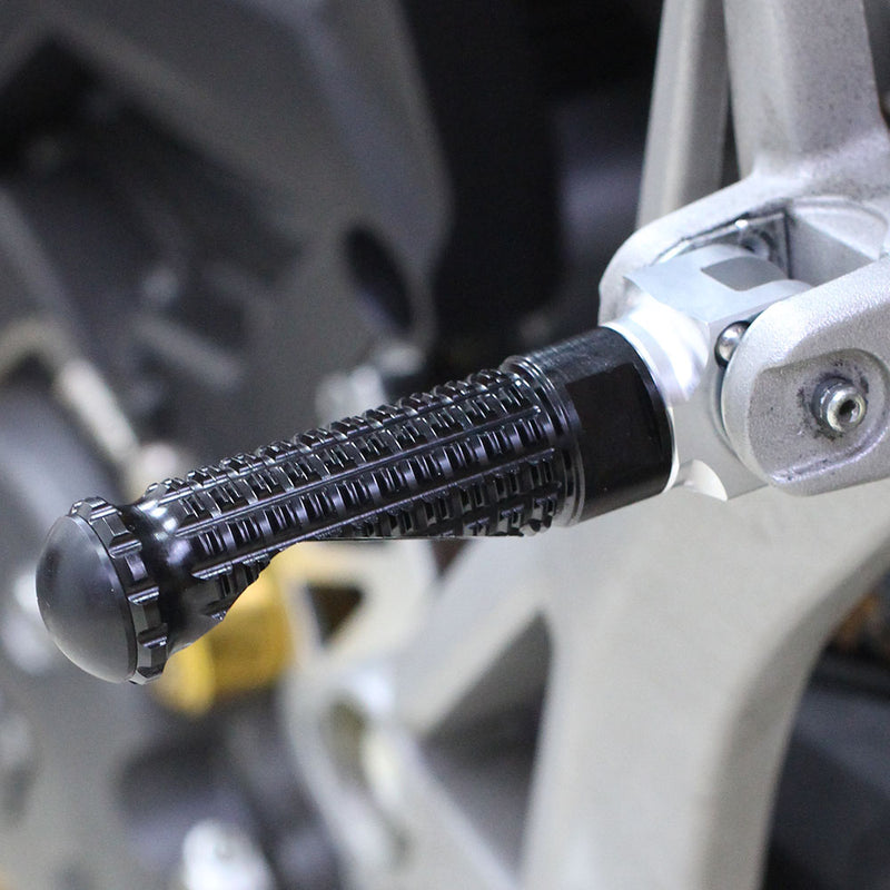 {Front}  Fits Harley Davidson Sportster Heritage M-PRO Foot Pegs - MC Motoparts