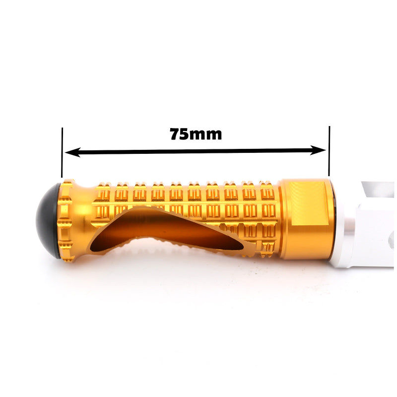 {Front}  Fits BMW F800S R1200 S ST G650GS M-PRO Foot Pegs - MC Motoparts
