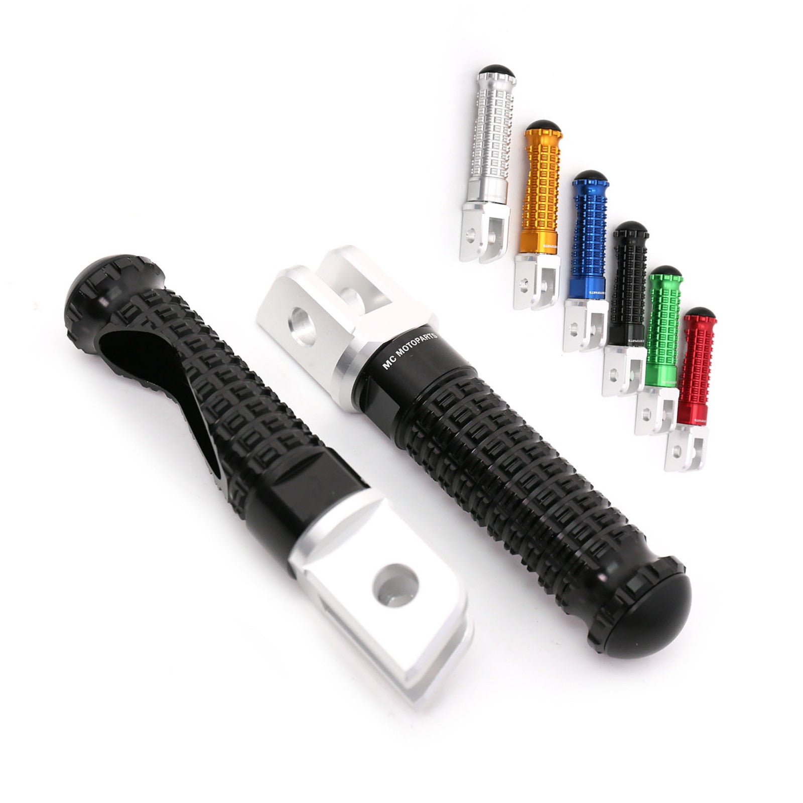 {Front}  Fits Yamaha XVS250 XVS400 Virago 250 M-PRO Foot Pegs - MC Motoparts