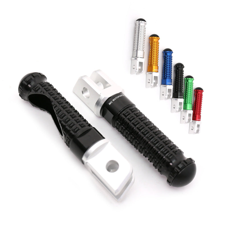 {Front}  Fits Yamaha XVS250 XVS400 Virago 250 M-PRO Foot Pegs - MC Motoparts