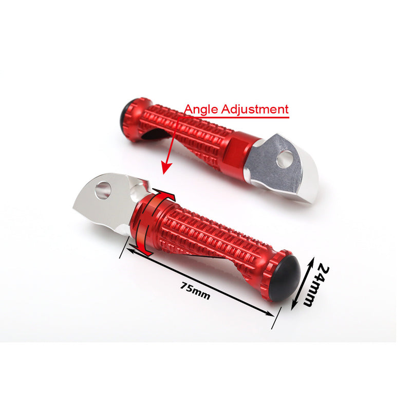 {Front}  Fits Aprilia Tuono 125 660 1000 V4R M-PRO Foot Pegs - MC Motoparts