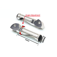 {Front}  Fits Triumph Trident 660 Scrambler 1200 M-PRO Foot Pegs - MC Motoparts