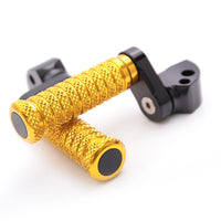 {Rear}  Fits Kawasaki Ninja ZX-4RR-ZX-25R Z7 25mm Adjustable Rear POLE Foot Pegs - MC Motoparts