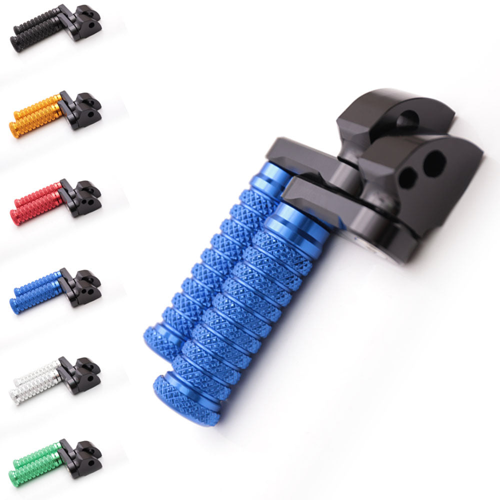 {Rear}  Fits Honda CBR1000RR-R CB125R Rebel 500 40mm Adjustable POLE Foot Pegs - MC Motoparts