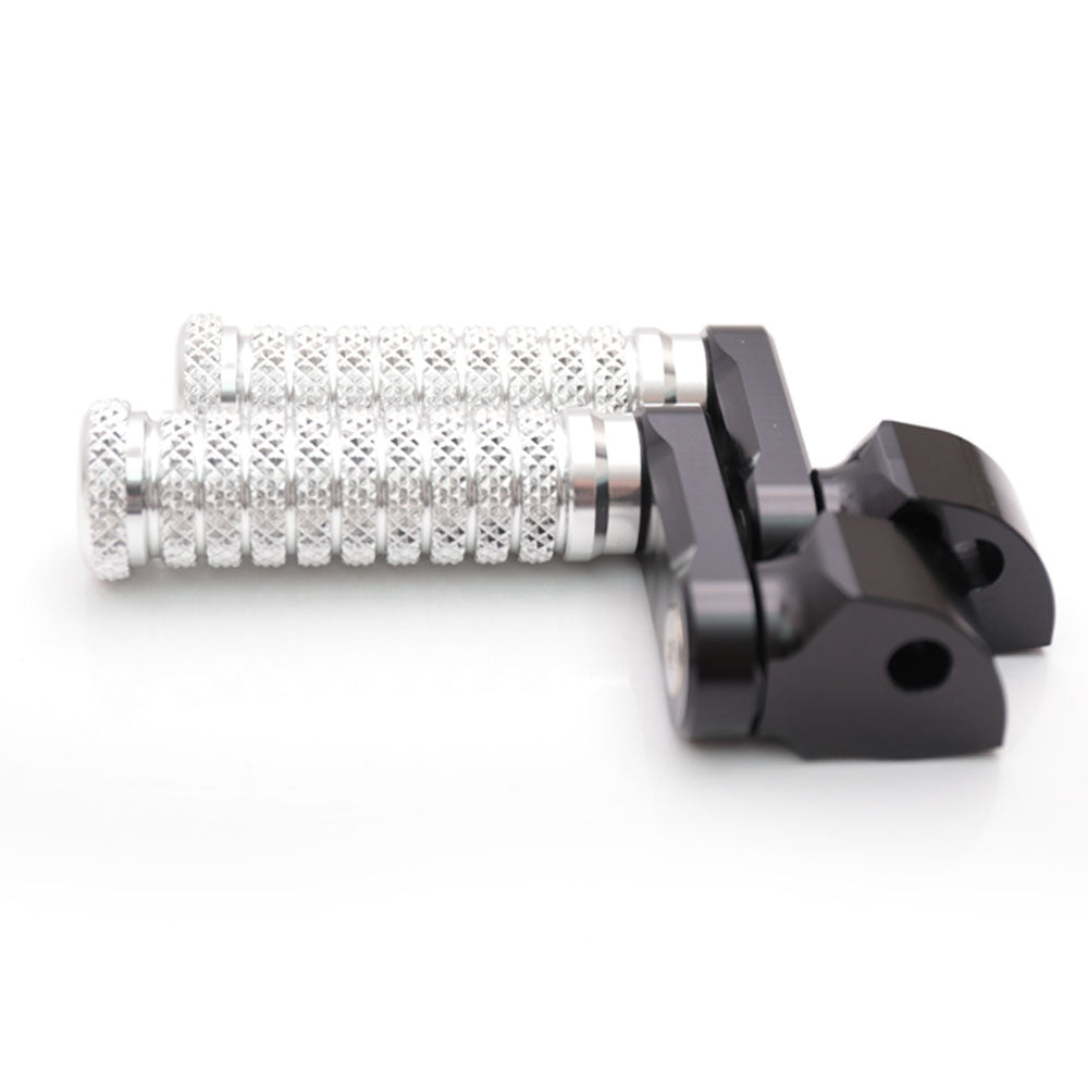 {Rear}  Fits Moto Guzzi V9 V7 V100 40mm Adjustable Rear POLE Foot Pegs - MC Motoparts