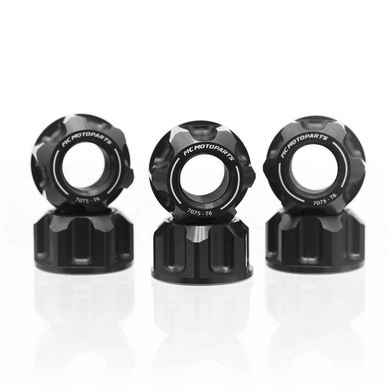 Fit Aprilia RS250 1998-2003 SPOKE6 Billet M8 Rear Sprocket Nuts - MC Motoparts