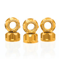 Fit Aprilia RS250 1998-2003 SPOKE6 Billet M8 Rear Sprocket Nuts - MC Motoparts