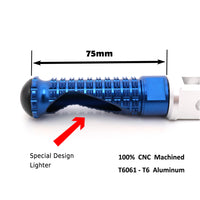 {Front}  Fits Triumph Trident 660 Scrambler 1200 M-PRO Foot Pegs - MC Motoparts