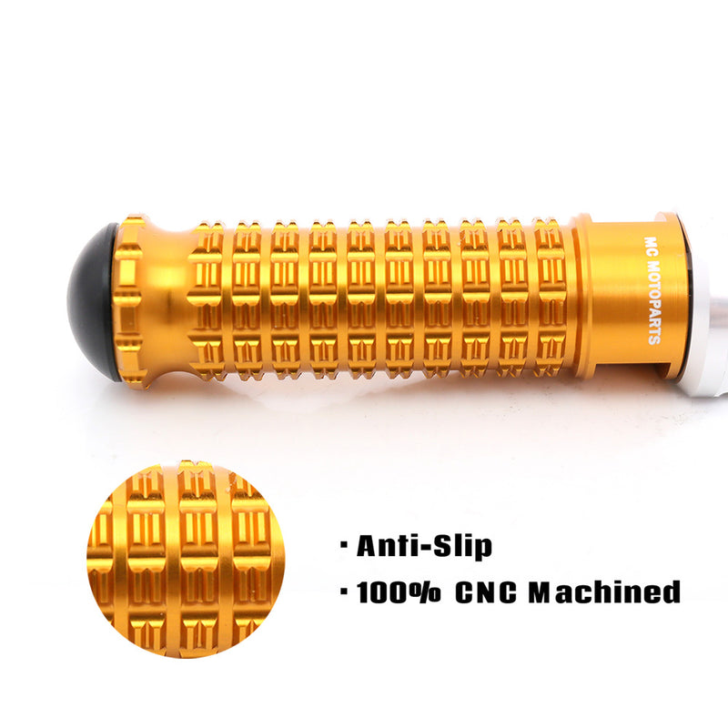 {Front}  Fits Triumph Trident 660 Scrambler 1200 M-PRO Foot Pegs - MC Motoparts