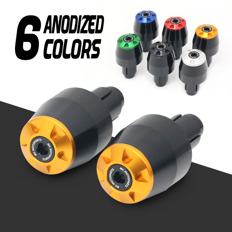 Fit Kawasaki ZH2 Z400 Z900RS Versys STORM CNC Bar Ends - MC Motoparts