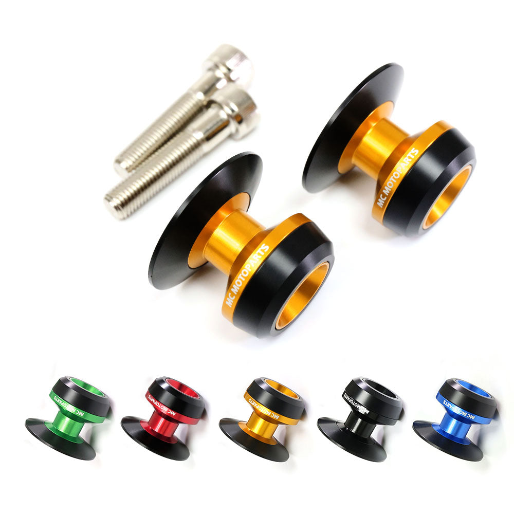 Fits Kawasaki Ninja 125 300R Versys 650 1000 TWALL 10mm Swingarm Spools - MC Motoparts