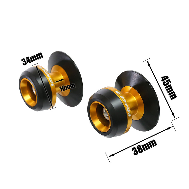 Fits Kymco VSR125(i) TWALL 8mm Swingarm Spools - MC Motoparts