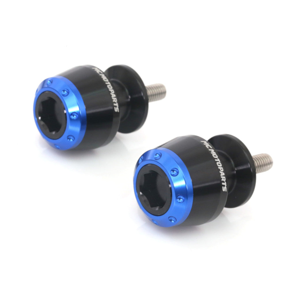 Fits Kawasaki Versys 1000 650 Ninja 125 ATOM 10mm Paddock Stand Swingarm Spools - MC Motoparts