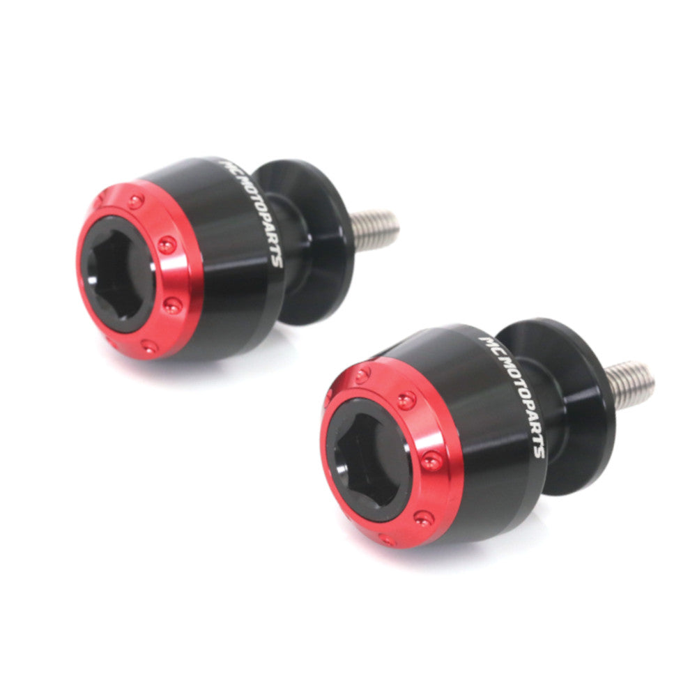 Fits Kawasaki Versys 1000 650 Ninja 125 ATOM 10mm Paddock Stand Swingarm Spools - MC Motoparts