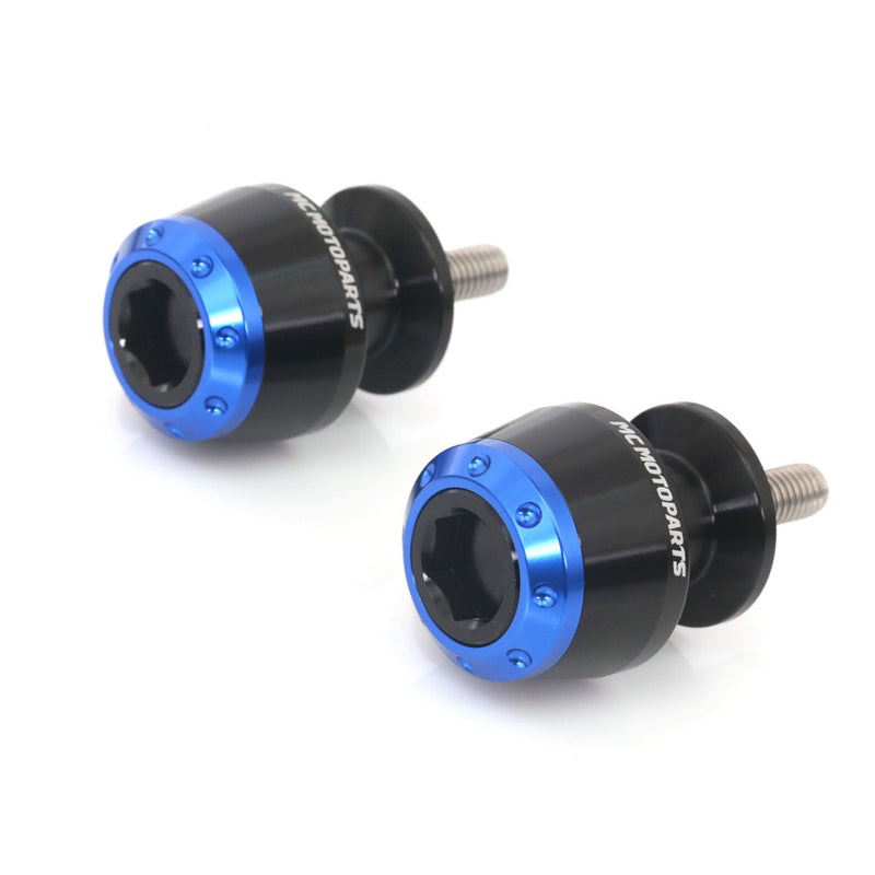 Fits Indian FTR1200 / S ATOM 8mm Paddock Stand Swingarm Spools - MC Motoparts