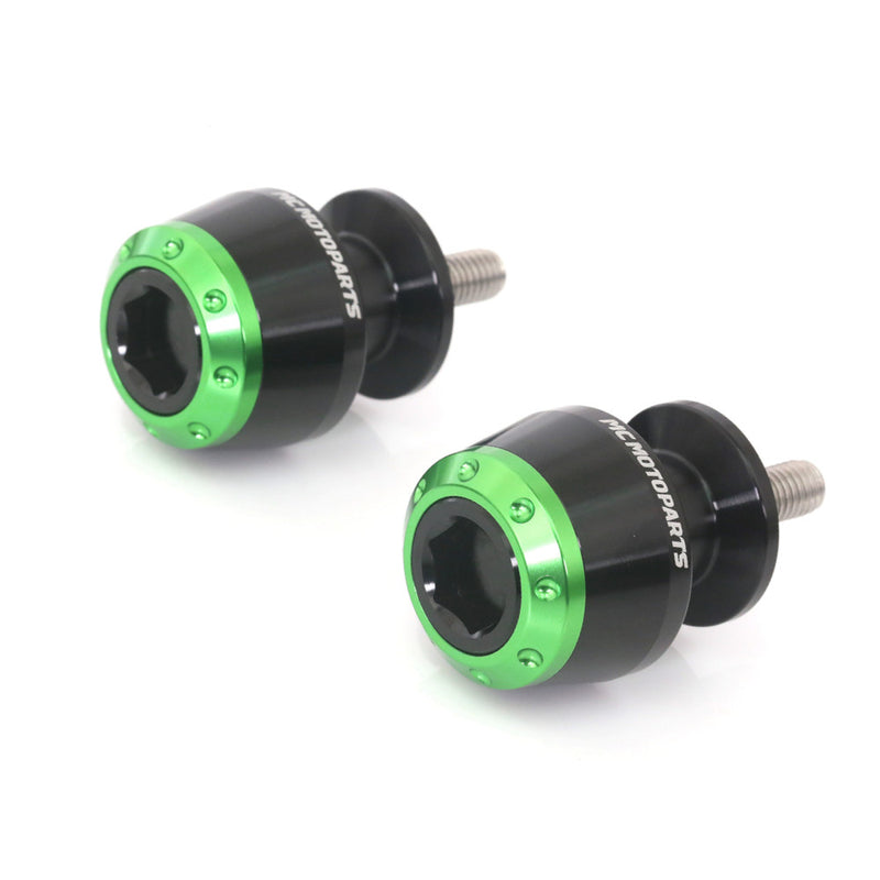 Fits Kymco VSR125(i) 8mm Paddock Stand Swingarm Spools - MC Motoparts