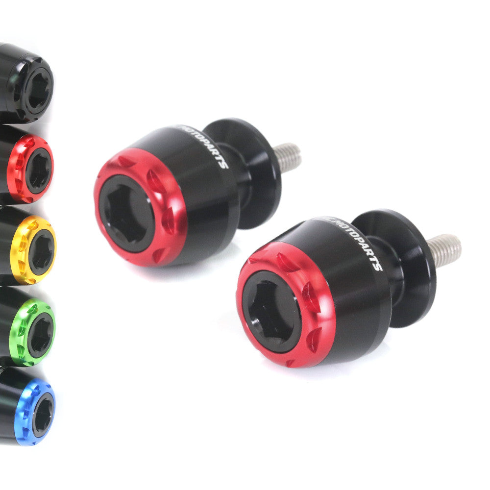 Fits Kawasaki ZZR1400 Vulcan 650S Z125 MSHINE 10mm Swingarm Spools - MC Motoparts