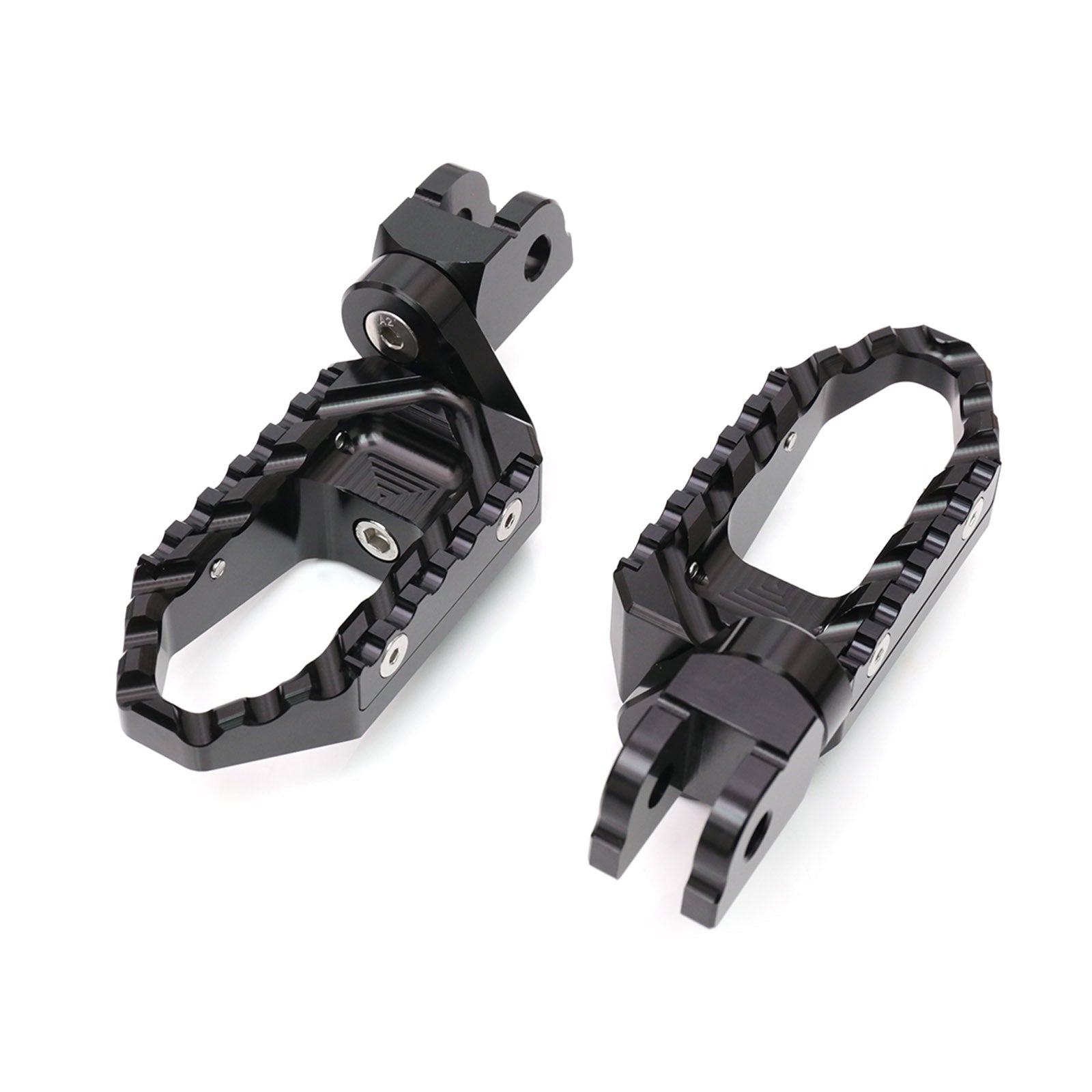 {Front}  Fits Harley Davidson Sportster Heritage TRC Touring 25mm Wide Foot Pegs - MC Motoparts