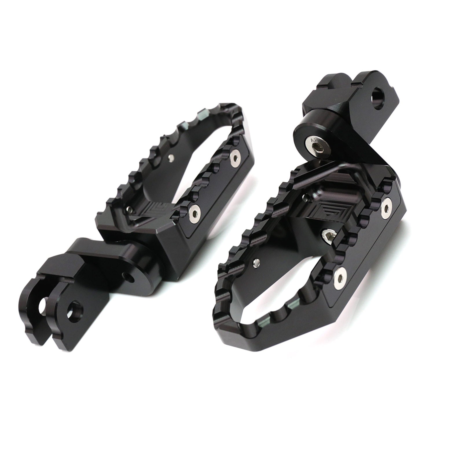 {Front}  Fits Kawasaki ZX-4RR 4R ZX-25R Ninja 1000 TRC Touring 25mm Multi-Step Lowering Foot Pegs - MC Motoparts