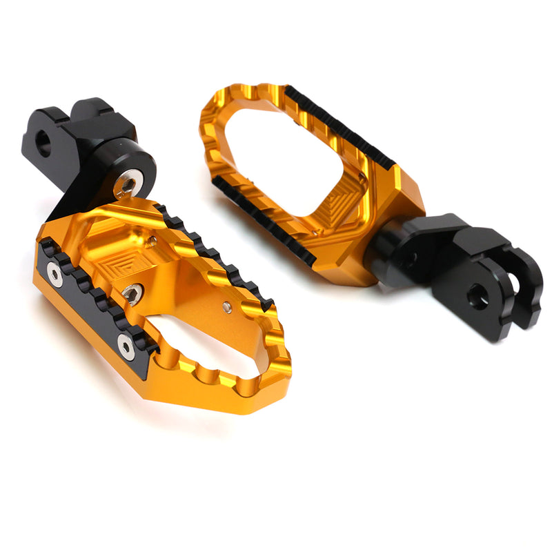 {Front}  Fits BMW F800S R1200 S ST G650GS TRC Touring 25mm Wide Foot Pegs - MC Motoparts