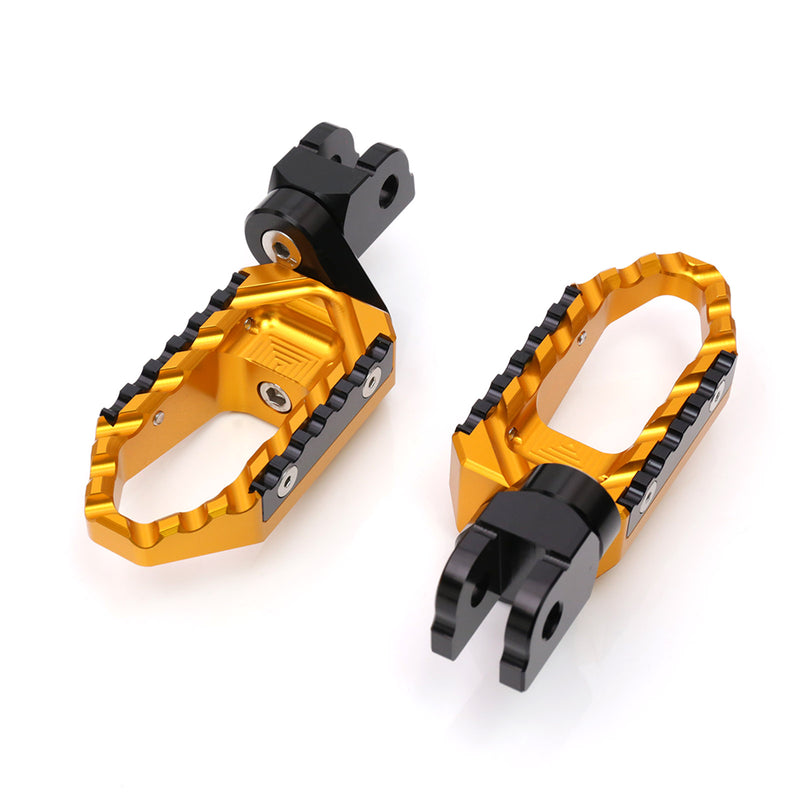 {Front}  Fits Harley Davidson Sportster Heritage TRC Touring 25mm Wide Foot Pegs - MC Motoparts