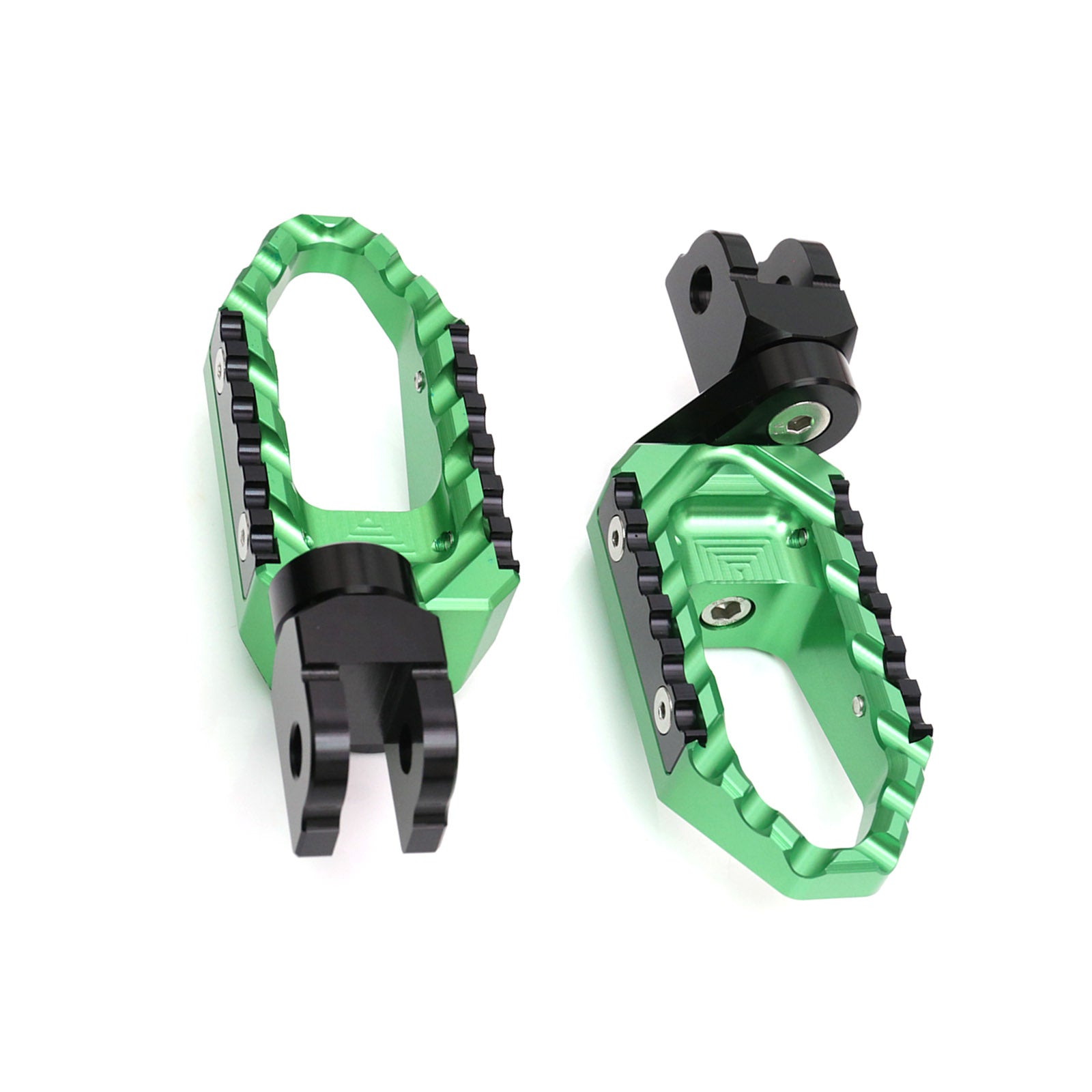 {Front}  Fits Tuono 125 660 1000 V4R TRC Touring 25mm Adjustable Wide Foot Pegs - MC Motoparts